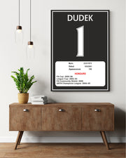 Liverpool Legends Poster Prints, Shows Name, Number and Honours Won, Including Appearances & Goals Several Sizes