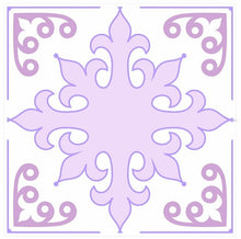 Load image into Gallery viewer, Mosaic Tile Stickers, Pack Of 16, All Sizes, Waterproof, Lilac Azulejo Transfers For Kitchen / Bathroom Tiles L01 - Bolsover Designs
