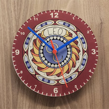 Load image into Gallery viewer, Signs Of The Zodiac Quartz Clock, All 12 Starsigns Available, 2 Different Sizes, Perfect for Astrology Fan, Battery Included
