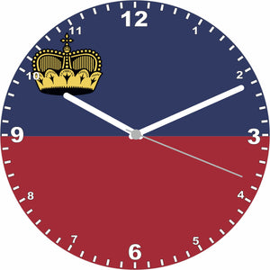 Flag Clock  - Beginning With H - Q, Flag Of Your Chosen Country On A Quartz Clock, Stand or Wall Mounted, 200mm