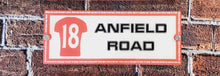 Load image into Gallery viewer, Liverpool Fan, Your Address On The Sign For House Home or Business, Door Number Road Name Plaque
