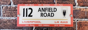 Liverpool Fan, Your Address On The Sign For House Home or Business, Door Number Road Name Plaque