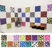 Mosaic Tile Stickers, Waterproof Transfers, Pack Of 18 for 100mm - 150mm - 200mm / 4 - 6 - 8 Inch square Kitchen Bathroom Tiles MS01 - Bolsover Designs