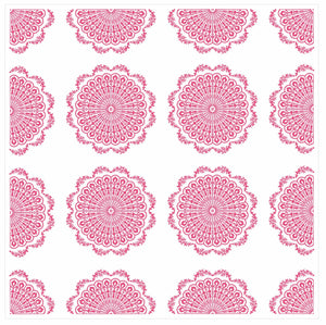 Mosaic Tile Stickers, Pack Of 16, All Sizes, Pink, Waterproof, Transfers For Kitchen / Bathroom Tiles P03 - Bolsover Designs