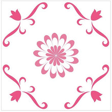 Load image into Gallery viewer, Mosaic Tile Stickers, Pink, Pack Of 24, All Sizes, Waterproof, Azulejo Transfers For Kitchen / Bathroom Tiles P06 - Bolsover Designs

