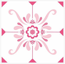 Load image into Gallery viewer, Mosaic Tile Stickers, Pink, Pack Of 24, All Sizes, Waterproof, Azulejo Transfers For Kitchen / Bathroom Tiles P06 - Bolsover Designs
