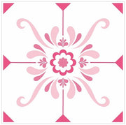 Mosaic Tile Stickers, Pink, Pack Of 24, All Sizes, Waterproof, Azulejo Transfers For Kitchen / Bathroom Tiles P06 - Bolsover Designs