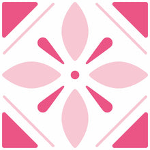 Load image into Gallery viewer, Mosaic Tile Stickers, Pink, Pack Of 16, All Sizes, Waterproof Azulejo Transfers For Kitchen / Bathroom Tiles P01 - Bolsover Designs
