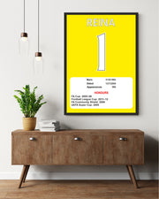 Liverpool Legends Poster Prints, Shows Name, Number and Honours Won, Including Appearances & Goals Several Sizes