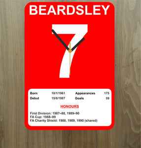 Quartz Clock, Liverpool Legends, Shows Name, Number and Honours Won, Stand or Wall Mounted, Battery Included