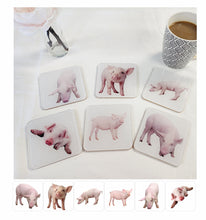 Load image into Gallery viewer, Drinks Coasters, Animal Designs, For Table Top, Mancave Bar, For Coffee Cups, Teacups, Alcoholic Drinks
