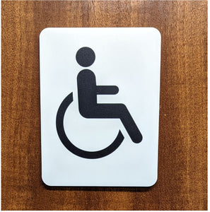 Toilet Door Plaque / Sign For Business Premises, Gents, Ladies, Disabled