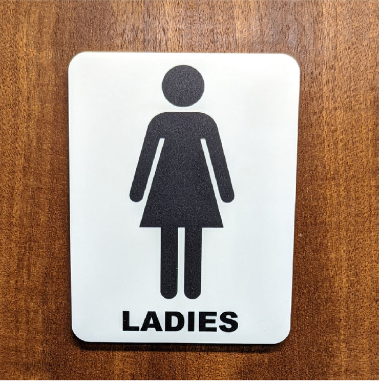 Toilet Door Plaque / Sign For Business Premises, Gents, Ladies, Disabled