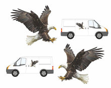Load image into Gallery viewer, PAIR Eagles Graphics Decals Stickers for Van Motorhome Campervan Lorry Car Caravan Small Medium Large - Bolsover Designs
