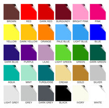 Tile sticker colour swatches - Bolsover Designs PL1